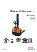 BT Staxio W-Serie - Mitgänger-Hochhubwagen 1,0 t