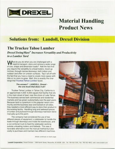 Truckee Tahoe Case Study on Landoll Drexel Trucks