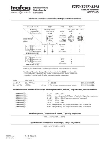 Betriebsanleitung EPR 8293