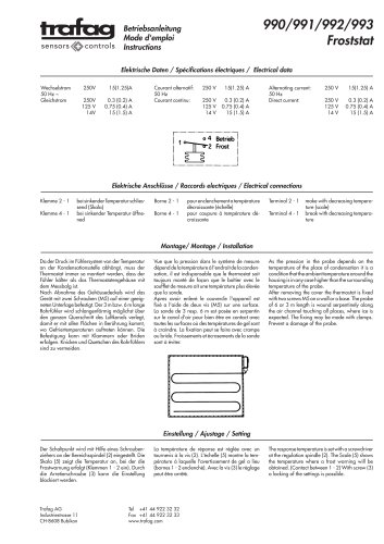 Betriebsanleitung F/F...R 990/991/992/993