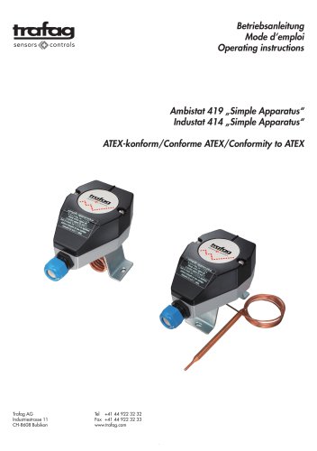 Betriebsanleitung «Simple Apparatus» conformity to ATEX 414