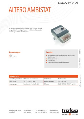 Datenblatt A2/A2S 198/199