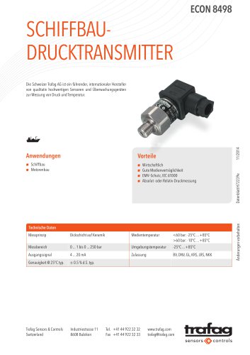 Datenblatt ECON 8498