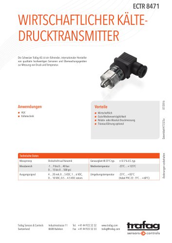 Datenblatt ECTR 8471