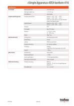 Datenblatt «Simple Apparatus» conformity to ATEX 414 - 4