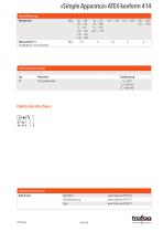 Datenblatt «Simple Apparatus» conformity to ATEX 414 - 6