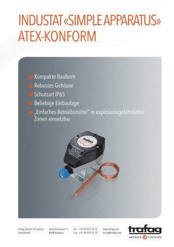 Flyer «Simple Apparatus» conformity to ATEX 414