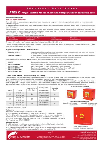 Zone 22 Non-conductive dust Control Stations