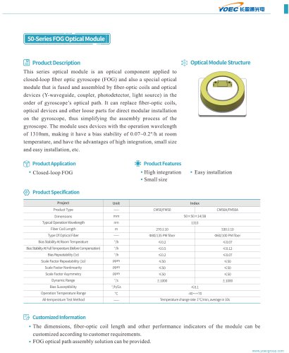 50-Series FOG Optical Module