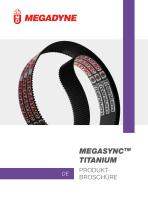 Megadyne MEGASYNC™ Titanium produkt-broshüre