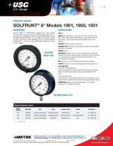 SOLFRUNT® 6" Models 1901, 1903, 1931