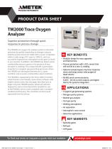 TM2000 Oxygen Analyzer