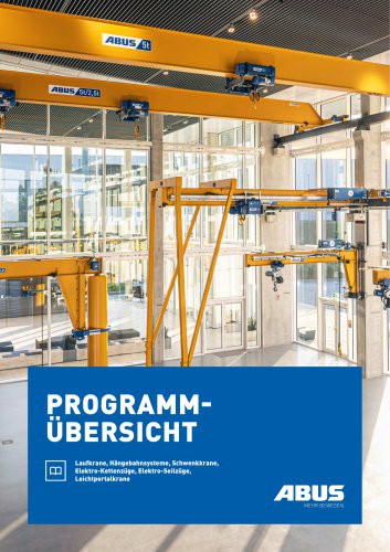 Programm&uuml;bersicht