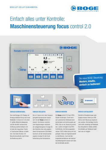 Einfach alles unter Kontrolle:Maschinensteuerungfocus control 2.0