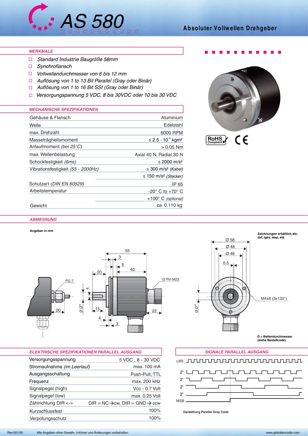 Datenblatt AS580 (DE) - W+S Me&szlig;systeme GmbH