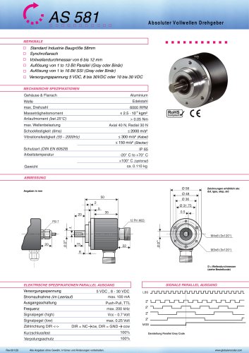 Datenblatt AS581 (DE)