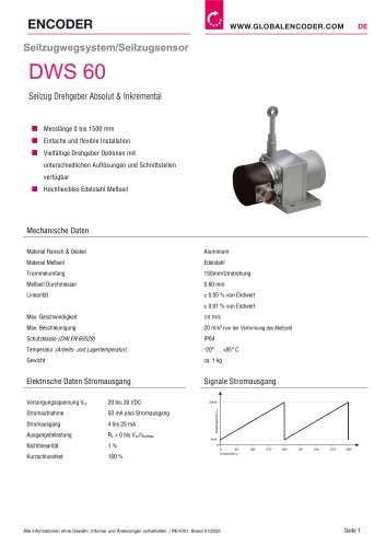 Datenblatt DWS60