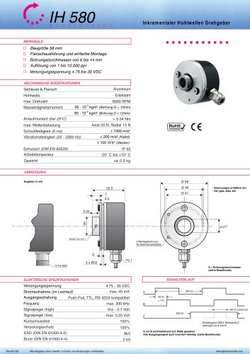 Datenblatt IH580 (DE)