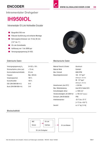 Datenblatt IH950IOL (DE)