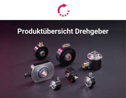 Produktübersicht Drehgeber (DE)