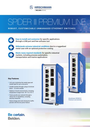 SPIDER III PREMIUM LINE