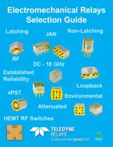 Electronical relays selection guide