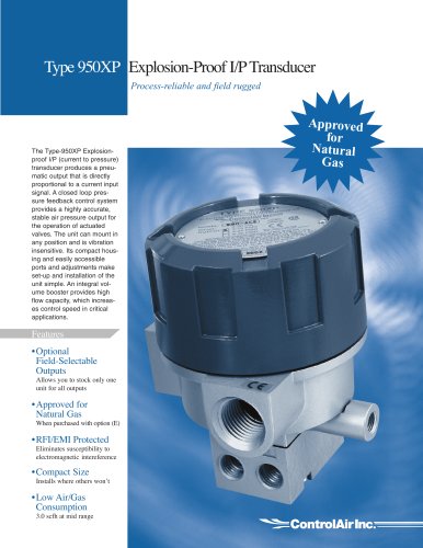 T950XP Explosion-Proof I/P Transducer