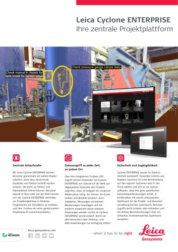 Leica Cyclone ENTERPRISE Data Sheet