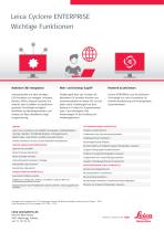 Leica Cyclone ENTERPRISE Data Sheet - 2