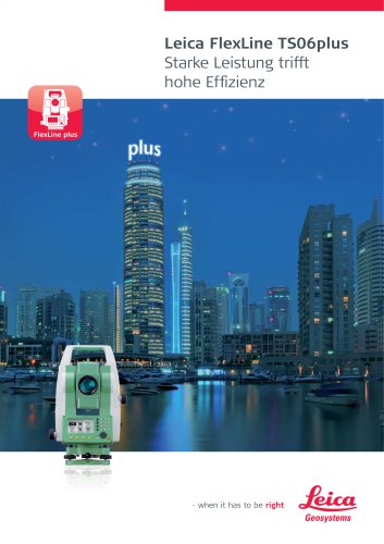 Leica FlexLine TS06plus Brochure