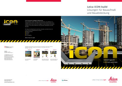 Leica iCON build Construction