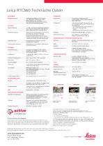 Leica RTC360 3D Reality Capture Solution Data Sheet - 2