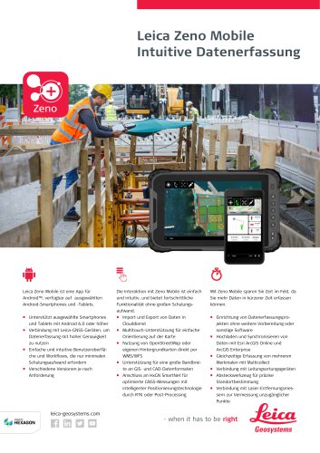 Leica Zeno Mobile Data Sheet