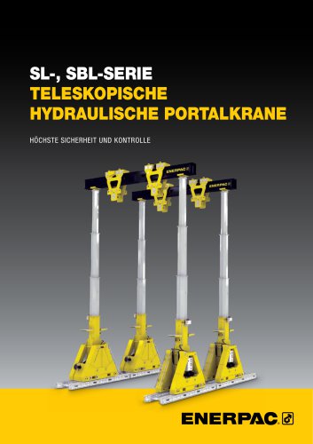 SL-, SBL-SERIE TELESKOPISCHE  HYDRAULISCHE PORTALKRANE