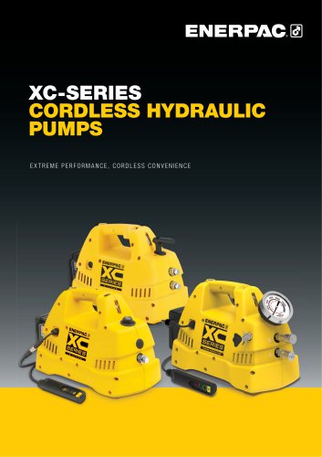 XC-SERIES CORDLESS HYDRAULIC PUMPS