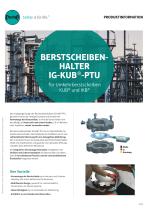 Berstscheibenhalter IG-KUB-PTU