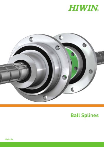 Katalog Ball Splines