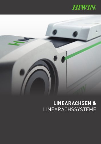 Katalog Linearachsen und Linearachssysteme