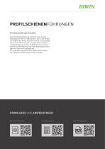 Katalog Profilschienenführungen - 3