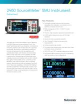 2460 SourceMeter ® SMU Instrument