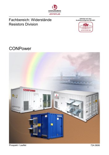 Lastbänke bis 7.2 MW