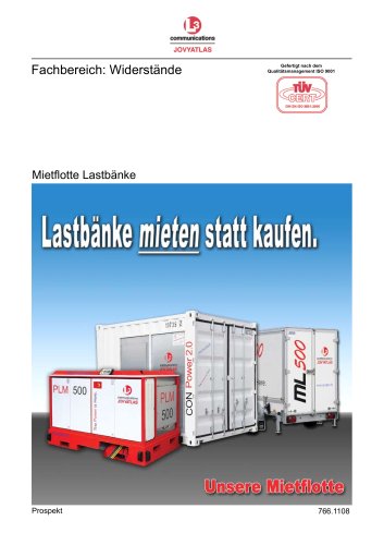 Lastbänke mieten statt kaufen