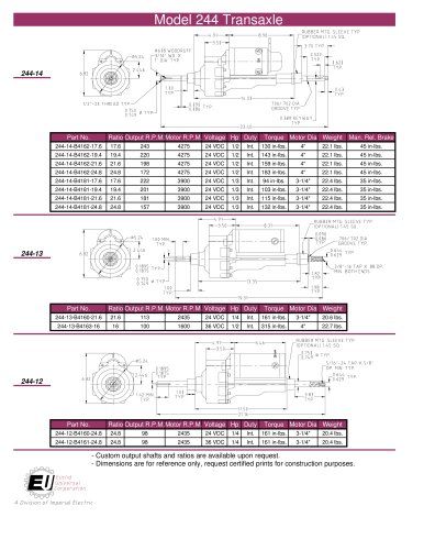 Model 244 Transaxle