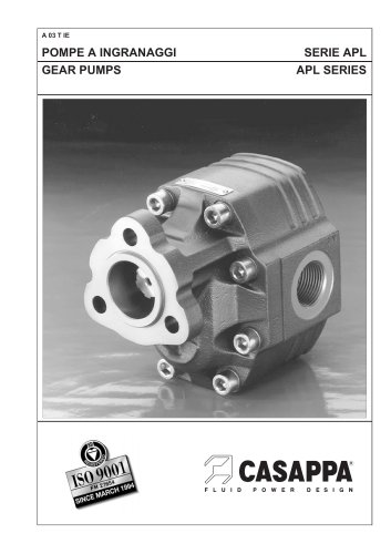 Gear pumps APL Series