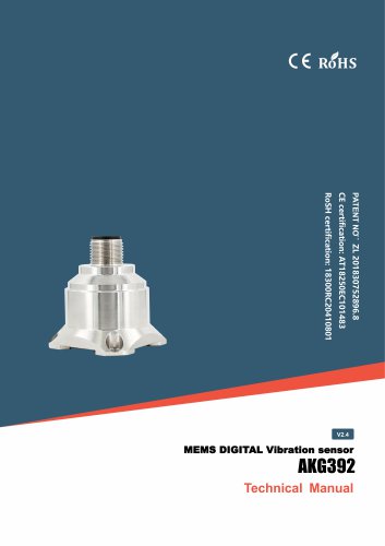 AKG392 MEMS DIGITAL VIBRATION SENSOR