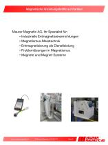 Magnetische Anziehungskraft auf ferromagnetische Partikel - 2