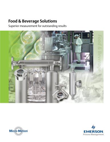 Food and Beverage (Micro Motion Capabilities)