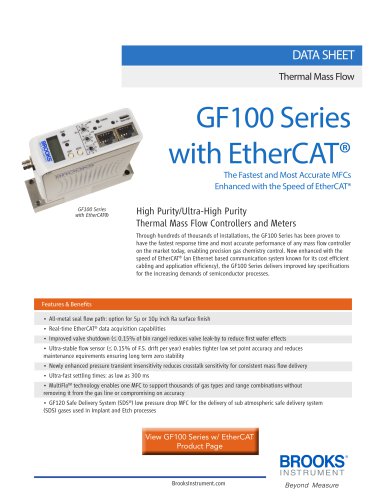 GF100 Series EtherCAT®