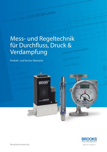 Mess- und Regeltechnik für Durchfluss, Druck & Verdampfung