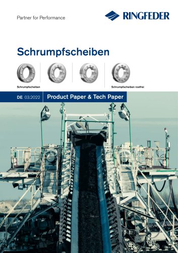 Product Paper RINGFEDER® Schrumpfscheiben